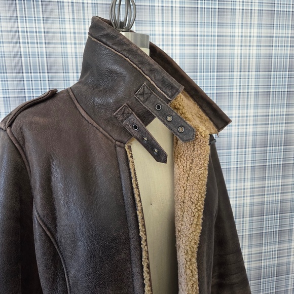 Eddie Bauer Lambskin Leather Bomber Jacket. - Picture 9 of 14